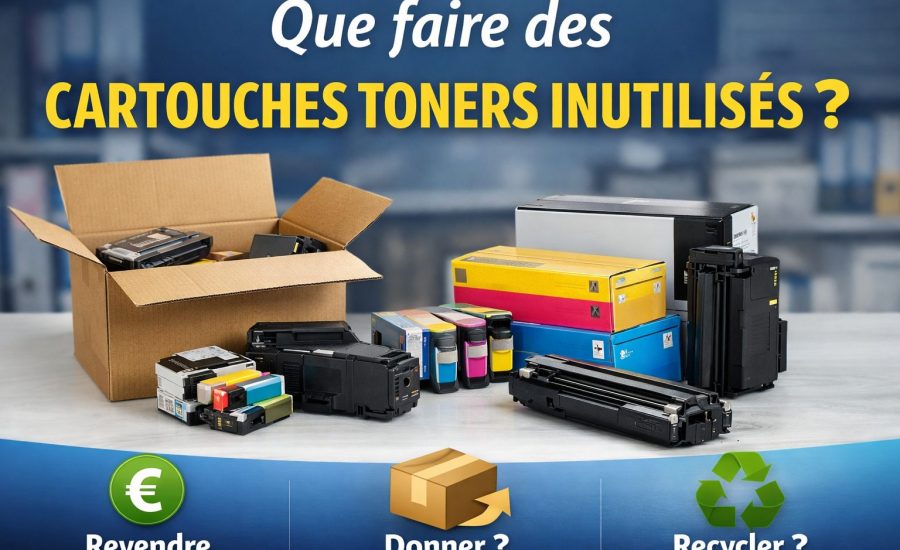 cartouches toners inutilisés que faire valorisation stock rachat consommables imprimante