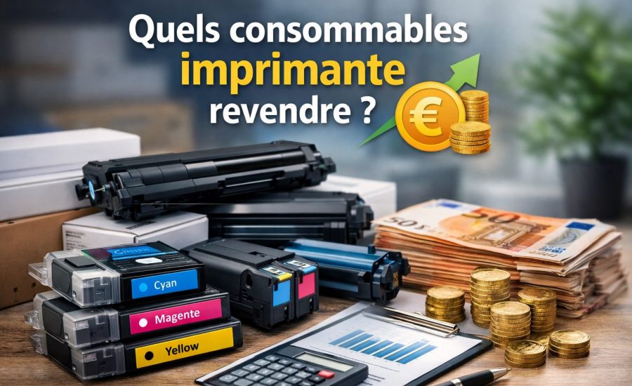 consommables imprimante à revendre cartouches toners valorisation stock entreprise