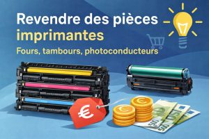 revendre pieces imprimantes fours tambours photoconducteurs rachat consommables imprimante valorisation stock
